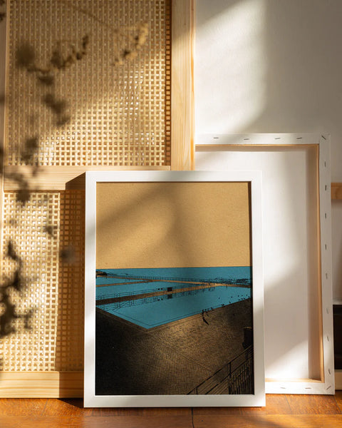 Sea Point Pools, print by Xee Summer